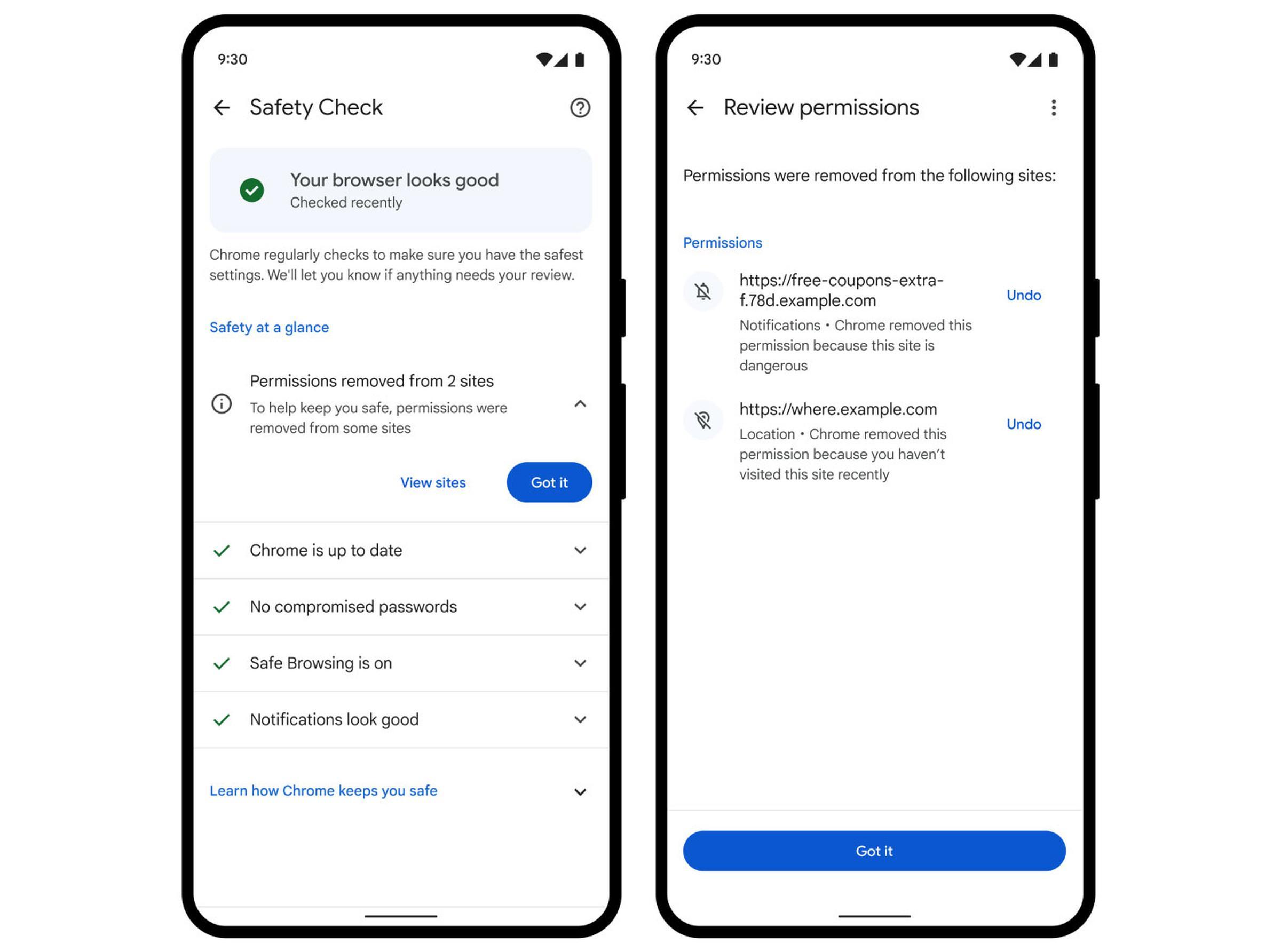 Google Chrome Beefs Up Security with Smart Safety Check and One-Time Permissions