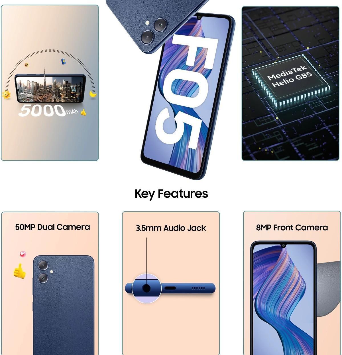 Samsung Unveils Galaxy F05: Budget Phone with Eco-Leather Finish and 50MP Camera